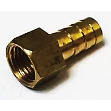 Штуцер с внутренней резьбой 1/4 под шланг 10мм , латунный