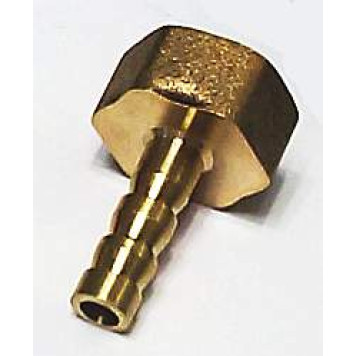 Штуцер с внутренней резьбой 3/8 под шланг  6мм , латунный-1