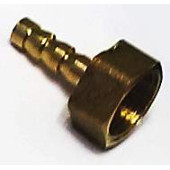 Штуцер с внутренней резьбой 3/8 под шланг  6мм , латунный