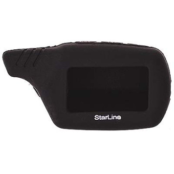 Чехол для брелока сигнализации StarLine B9/B6/B91/A61/A91 черный силиконовый