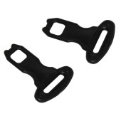 Заглушка (блокиратор) гнезда ремня безопасности (2шт) пластик 9844