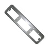 Рамка номерного знака пластиковая серая