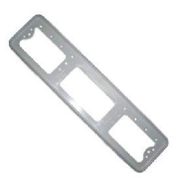 Рамка номерного знака пластиковая белая