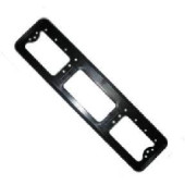 Рамка номерного знака пластиковая черная