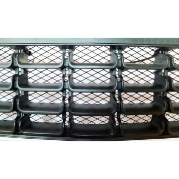 Сетка декоративная на бампер BD-0012 (100х37см) черная, средняя ячейка-2