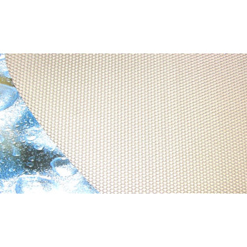 Сетка декоративная на бампер BD-0016 (100х33см) хром, мелкая ячея-1