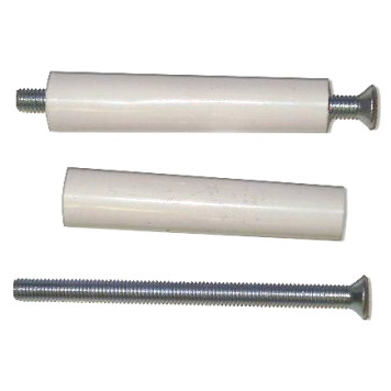 Болты-переходники рамки номерного знака длинные (компл.2шт)