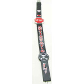 Антистатик с металлич.сердечником и с отражателем "STOP+череп" 55см