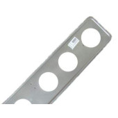 Рамка номерного знака металлическая Серая