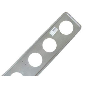 Рамка номерного знака металлическая Серая