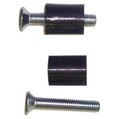 Болты-переходники рамки номерного знака короткие (компл.2шт)