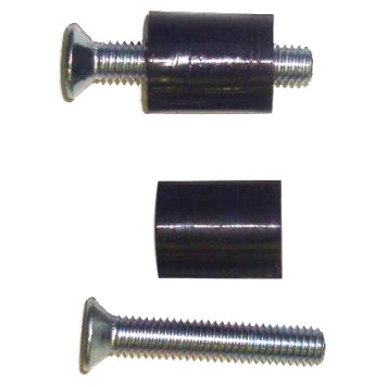 Болты-переходники рамки номерного знака короткие (компл.2шт)