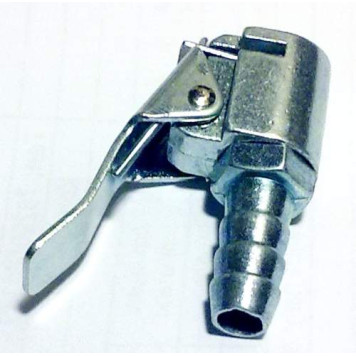 Наконечник шланга насоса (евро защелка) малый, хром