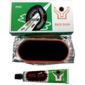 Набор заплат для ремонта камер и велошин 9шт + клей