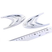 Накладки декоративные "Жабры" 625 Серые