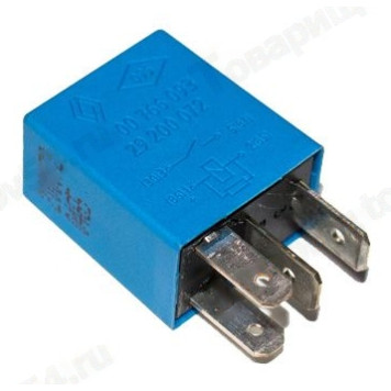 Реле 4-х контактное Largus, RENAULT Logan, Sandero микро голубое <b>_ 8200766093</b>