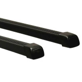 Комплект перекладин багажника 120см с заглушками (сеч.20х30мм) стальные в пластиковом кожухе LUX