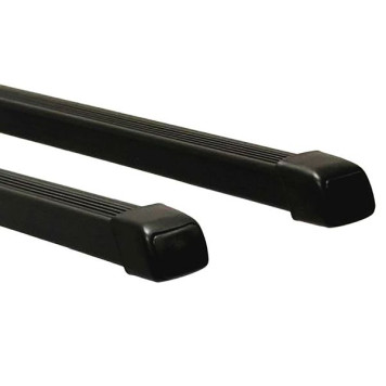 Комплект перекладин багажника 120см с заглушками (сеч.20х30мм) стальные в пластиковом кожухе LUX