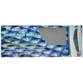 Сетка декоративная на бампер BD-0016 (100х33см) черная, мелкая ячея