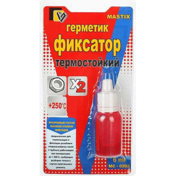 Фиксатор-герметик анаэробный термостойкий (до +250С) MASTIX (6г)