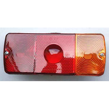 Фонарь задний универсальный поворот+габарит+стоп закрытый, под лампы А12/21, А12/21+5-1