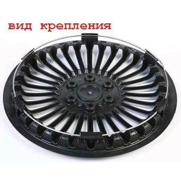 Колпаки декоративные 14" Гига Super Black-2