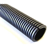 Трубка гофрированная d17мм для изоляции проводов разрезная (цена за 1м) черная