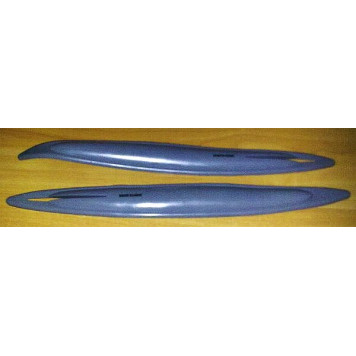 Накладки защитные на бампер серые 2шт №253-1