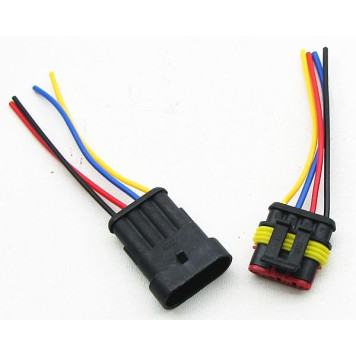 Разъем 4 контакта герметичный