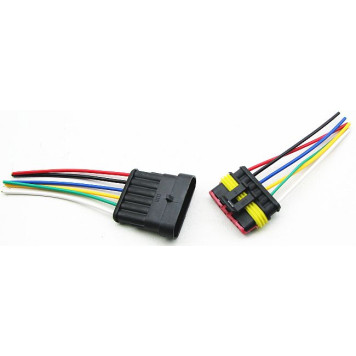 Разъем 6 контактов герметичный