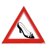 Знак-наклейка "Туфелька