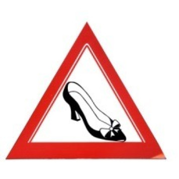 Знак-наклейка "Туфелька