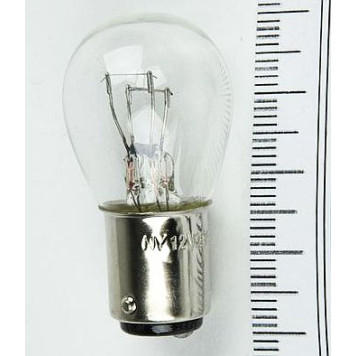 Лампа 12V 21+5W (P21/5W) 2 контакта ВАY15d беcцветная NORD YADA 901404-6