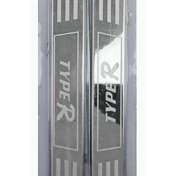 Накладки на пороги TYPE-R хром (компл.4шт) Nova Bright 08787-2