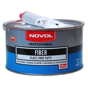 Шпатлевка NOVOL FIBER стекловолокнистая (1,8кг) 1225