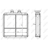 Теплообменник, отопление салона <b>NRF 54338</b>