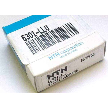 Подшипник 12 / 37 / 12, шариковый <b>NTN 6301-LLU</b>-1