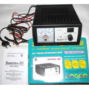 Зарядно-предпусковое устройство для АКБ ОРИОН PW325 / ВЫМПЕЛ-30 (0-18А) стрелочный индикатор