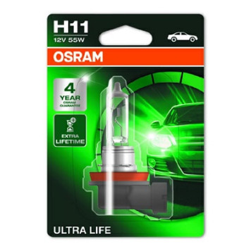 Лампа г/с H11 (55W) PGJ19-2 Ultra Life блистер 12V 4052899436114 <b>OSRAM 64211ULT-01B</b>