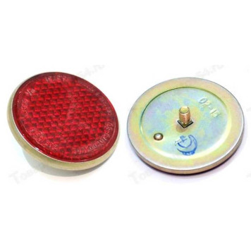 Катафот круглый велосипеды, грузовые авто красный <b>ОСВАР 1300-3731000</b>