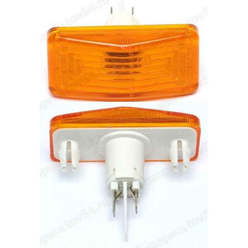 Повторитель поворота боковой ВАЗ 2105 желтый без прокладки <b>ОСВАР 2105-3726010</b>