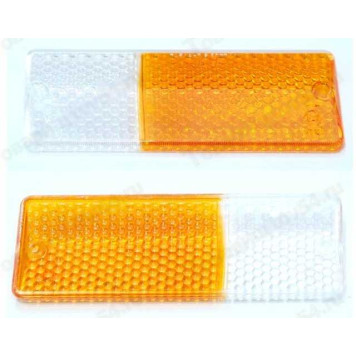 Стекло подфарника ВАЗ 2106 бел-желт левое <b>ОСВАР ТН125.0204-Л</b>