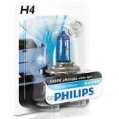 Лампа H4 12V 60/55W 5000K PHILIPS 12342DVB1 (серия DiamondVision)