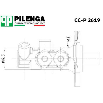 Главный тормозной цилиндр <b>PILENGA CC-P2619</b>-1