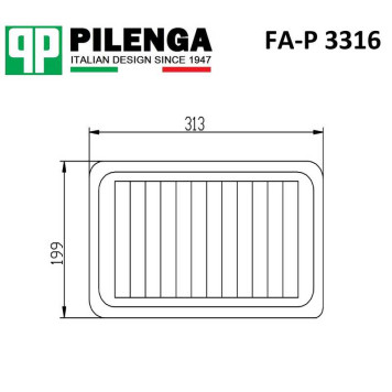 Фильтр воздушный MAZDA 3 (1.6 ) <b>PILENGA FA-P3316</b>-1