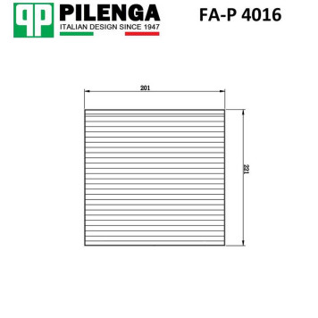 Фильтр салонный NISSAN Almera <b>PILENGA FA-P4016</b>-1