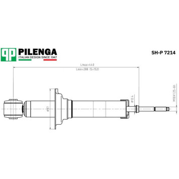 Амортизатор задний LANCER <b>PILENGA SH-P7214</b>-1