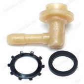 Штуцер главного тормозного цилиндра ВАЗ 2121, ВАЗ 21213 Сызрань (кт) <b>Пластик 2101-350509</b>