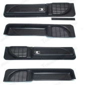 Карман двери ВАЗ 2101-2107 (хром) комплект левый + правый <b>ПЛАСТИК 2101-6102022 + 2101-6102023</b>