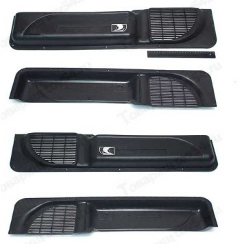 Карман двери ВАЗ 2101-2107 (хром) комплект левый + правый <b>ПЛАСТИК 2101-6102022 + 2101-6102023</b>